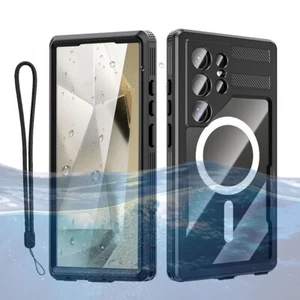 Funda magnética impermeable MagSafe para Samsung Galaxy S24 cubierta ultra a prueba de golpes - Imagen 1 de 14