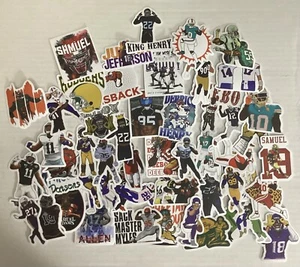 Lot of Football Theme Stickers - NFL - Picture 1 of 1