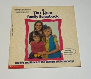 Full House TV Show 1993 Family Scrapbook Scholastic Bob Saget Olsen Twins RARE - Picture 1 of 6