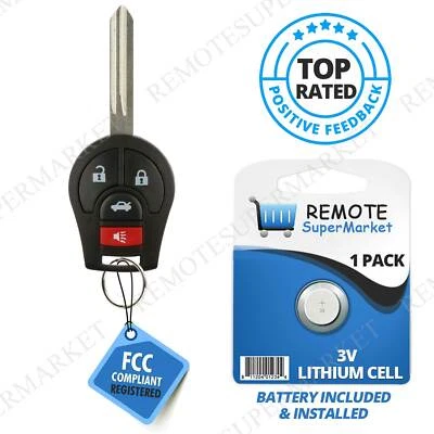 Replacement for 2013 2014 2015 2016 Nissan Sentra Remote Car Keyless Key Fob - Image 1 of 4