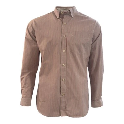 Camisa de vestir para hombre Van Heusen calce clásico roja blanca azul marino talla mediana 15-15,5 Foto 1 de 4