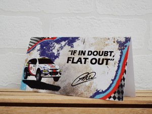 Colin McRae Greeting Cards, WRC Cards, Ford Focus RS, Ford Cards, Rally Cards