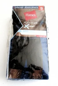 Hanes Size S 4-Pack X-temp Long Leg Boxer Briefs Black and Gray Mix - Picture 1 of 5