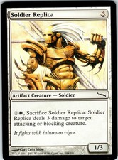 Soldier Replica (x4) - Mirrodin MTG