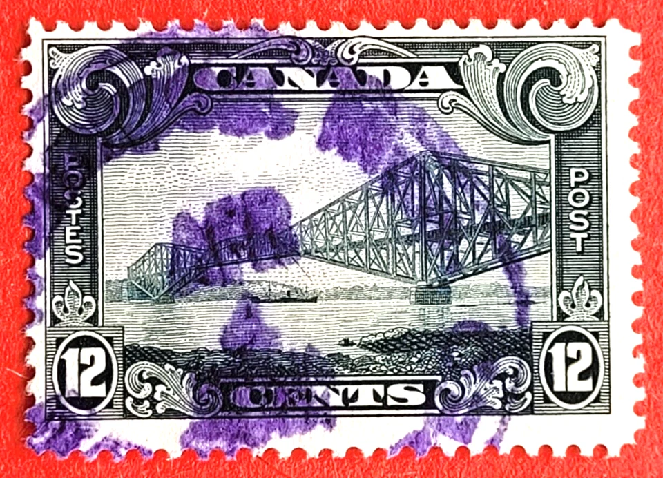 Канадская марка 156 «Квебекский мост» б/у - Изображение 1 из 1