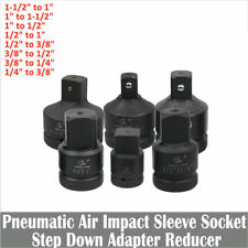 1" 1/2" 3/8" 1/4 "Pneumatic Air Impact Sleeve Socket Step Down Adapter Reducer