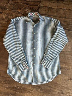 jack stone thomas dean button down mens shirt, size L - Image 1 of 4