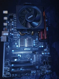 MSI 970A-G43 Plus AM3+ ATX - AMD FX8350 4GHZ 8 CORE - 16GB DDR3 - NO I/O Shield - Picture 1 of 5