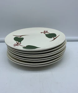 Vintage 8 Blue Ridge Southern Pottery "Stanhome Ivy" 6 3/8"Bread & Butter Plates - Picture 1 of 11