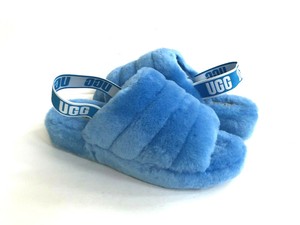 neon blue fluff yeah slides