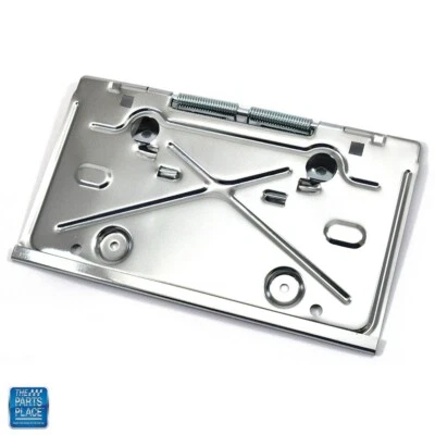1968-1979 Chevrolet Cars Rear License Plate Bracket Fuel / Gas Door GM 344330 - Image 1 of 2