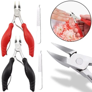 1X Cuticle Nippers Nail Clippers Cutters Manicure Skin Remover Care Tool - Picture 1 of 11