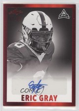 2021 Leaf Memories 1960 Base Auto Red Spectrum /25 Eric Gray #BW-EG1 Auto