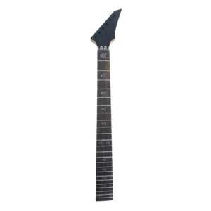 Maple Guitar Neck 24 fret 25.5 inch Gitarrenhals Locking Nut Skull Inlay - Picture 1 of 8