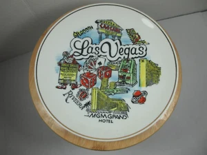 vintage casino Las Vegas Nevada souvenir wall plate Aladdin MGM Circus Circus - Picture 1 of 8
