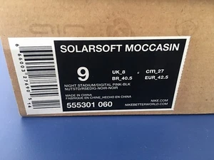 NIKE SOLARSOFT MOCCASIN SIZE 9 Brand New RARE - Picture 1 of 10