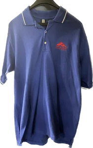 CAMISA POLO VESTIDO DE TRABAJO AZUL TRI-STATE SERVICIO EXPEDITADO INC. Conductor de camión grande - Imagen 1 de 4