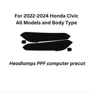 Kit de protección de faros TPU PPF para todos los modelos Honda Civic 22-24 - Imagen 1 de 2