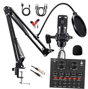 Podcast Equipment Bundle, with BM800 Podcast Microphone and V8 Sound V8-Black - Picture 1 of 8