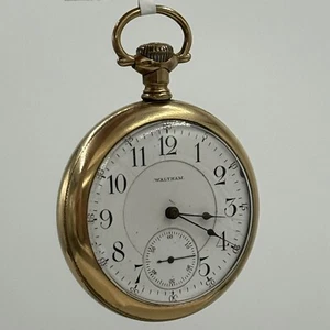 Waltham 21J Vanguard Diamond End Stone Pocket Watch - Picture 1 of 16
