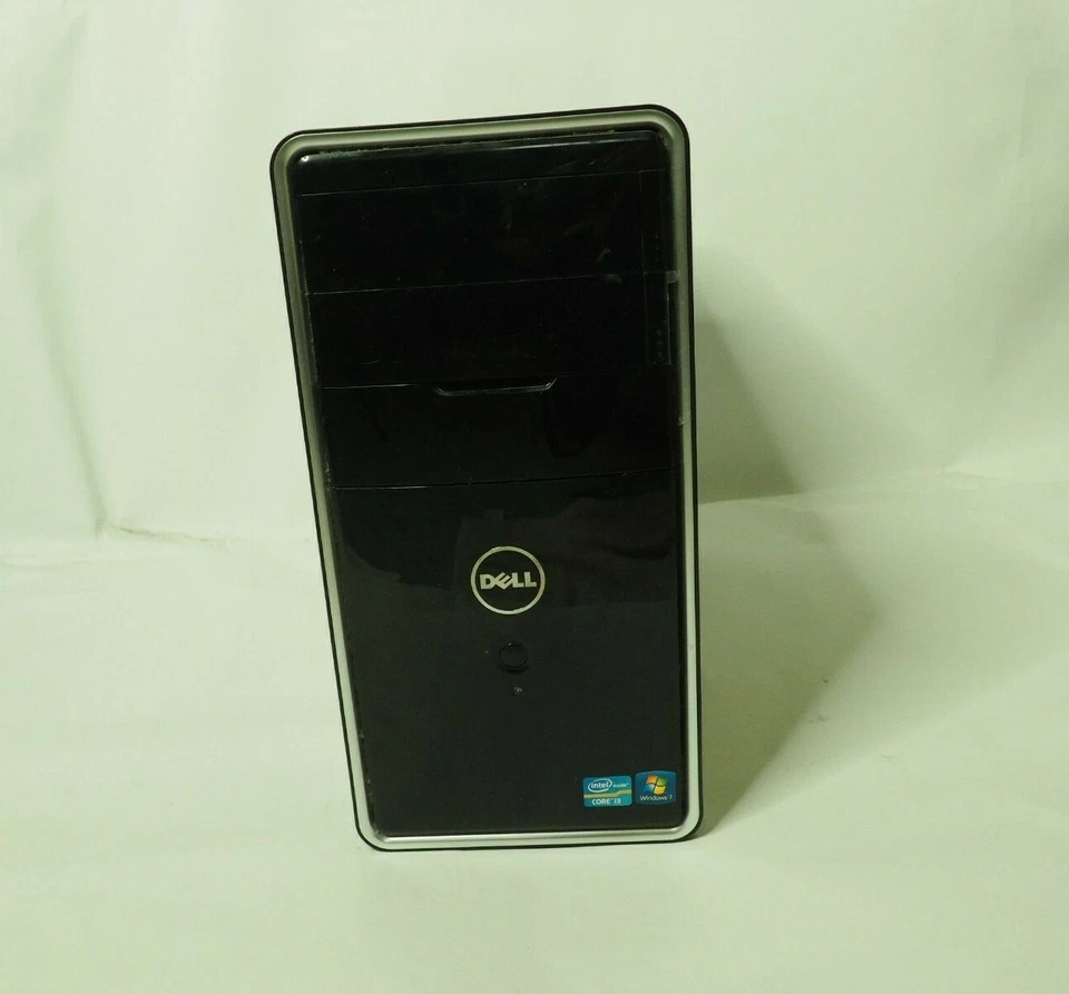 Dell Inspiron 620 i3-2120 3.3GHz 4GB RAM 1TB HDD Win 10 Pro Mid Tower READ - Image 1 of 4