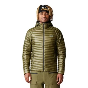 Mountain Hardwear Ghost Whisperer Hoody Men's Winter Jacket, Combat Green, XX-La - Picture 1 of 4