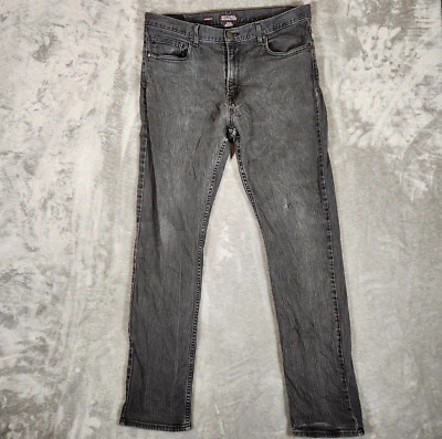 Michael Kors Jeans Men's 33X30 (Tag 33/32) Tailored Fit Black Denim Pants Casual - Image 1 of 4