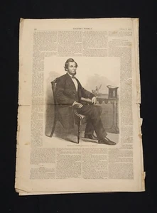 Harper's Weekly 27/08/1861 Papel Parcial BOMBARDMENT FORT SUMTER Impresión LINCOLN - Imagen 1 de 7