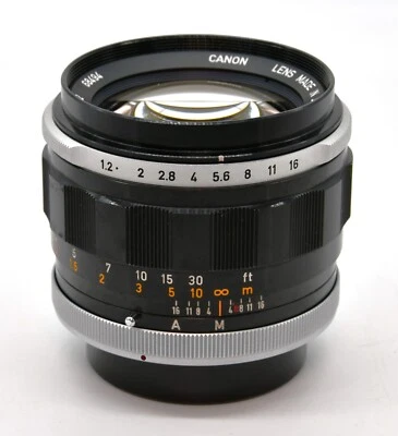 Canon FL 55mm F1,2 Objetivo vintage manual - Imagen 1 de 4