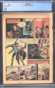 Batman #1 (Page 6 Only) 1st App. Joker Catwoman Robin DC Comic CGC 1940 - Picture 1 of 2