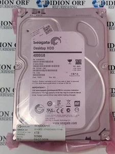 SEAGATE 4TB 3.5" SATA HDD 5900 RPM ST4000DM000-1F2168, GRADE A+, SKU 16361 - Afbeelding 1 van 2