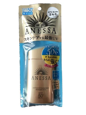 SHISEIDO ANESSA PERFECTO PROTECTOR SOLAR UV CUIDADO DE LA PIEL LECHE SPF50+ PA++++ VENDEDOR DE EE. UU. Foto 1 de 2