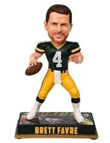 Green Bay Packers Brett Favre Bobblehead Cover