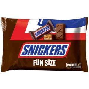 Snickers Fun Size Chocolate Candy Bars - 10.59 oz Bag - Picture 1 of 3