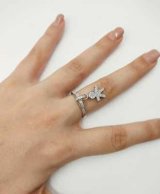 BEBE ZIRCONATO MASCHIO IN ARGENTO 925 RODIATO IN ORO BIANCO 18KT - Immagine 1 di 3