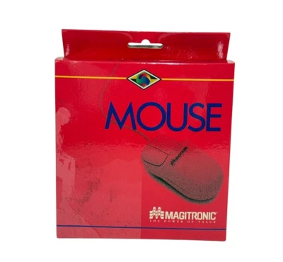 NOS Magitronic Roller Ball 3-Button Mouse ~ PS2 Compatible ~ F-MOUSE600PS2 - Image 1 of 4