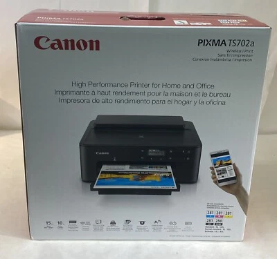 Canon PIXMA TS702a Desktop Wireless Inkjet Printer - Color - 4800 x 3109C022 - Image 1 of 4