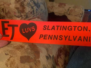 E.T. Vinyl Sticker Extra Terrestrial Movie “et Loves Slatington Pennsylvania” - Picture 1 of 1