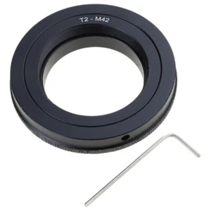 T2 T-2 T-Mount Telephoto Telescope Lens to M42 For Mount Praktica Pentax Adapter - Bild 1 von 10