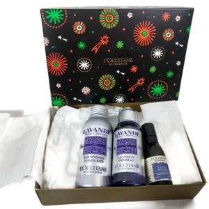 L'occitane Lavender Foaming Bath ,Shower Gel, Pillow Mist Set NIB - Picture 1 of 5