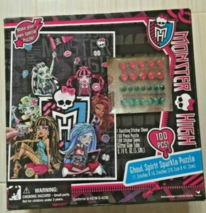 Ghoul Spirit Sparkle Cardinal Monster High 100 Pc Jigsaw Puzzle Sealed! 11x16" - Picture 1 of 2