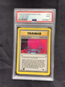 Pokemon: Gym Challenge 1. Edition Rare: Chaos Gym 102/132 PSA 9 - Bild 1 von 6