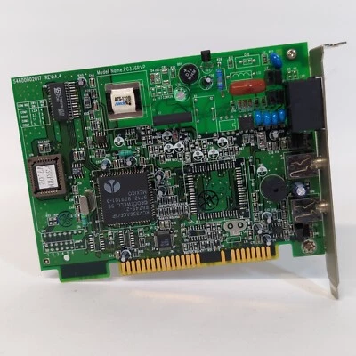 E-Tech Fax Modem & Voice Card ISA PC336RVP Rockwell RCV336ACF/SP R6749-21 1996 - Image 1 of 4