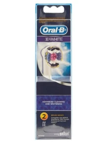 Oral-B 3D White Electric Toothbrush Replacement Brush Heads, 2 ct (2 Pack) - Picture 1 of 1
