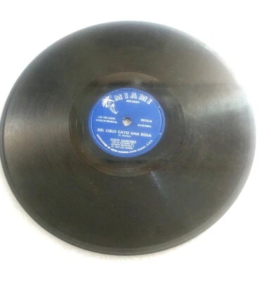 Cuco Sanchez Pero Que Bonito Siento Del Cielo Cayo Una Rosa MIAMI  G+ 78 RPM #43 - Image 1 of 2