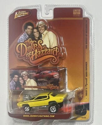 JOHNNY LIGHTNING DUKES OF HAZZARD DAISY'S 1971 PLYMOUTH ROAD RUNNER NEW/VHTF - Image 1 of 2