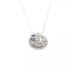 50th Birthday Gift - PersonaliseBirthstone Necklace - Gift Boxed – For Her - Bild 1 von 5
