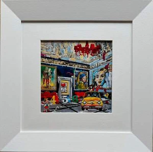 Gerahmtes Werk: 1,2,3...POP! René SIEBDRUCK Pop Art Gemälde Modern 20x20 - Bild 1 von 1