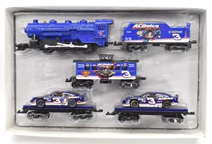 Dale Earnhardt Jr #3 SUPERMAN Revell Collector 7 piece Tribute Train Set - Picture 1 of 7
