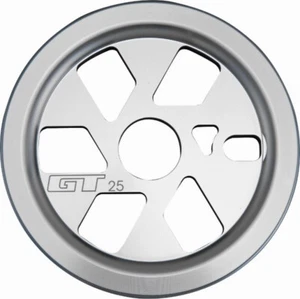 GT BMX SPROCKET,Oldschool RETRO BMX POWER GUARD SE 25T 1/8 ALLOY SILVER DYNO NEW - Picture 1 of 1